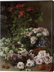 Spring Flowers, 1864 by Claude Monet