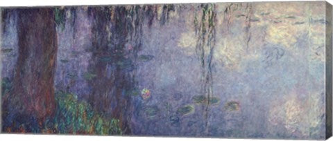 Waterlilies: Morning with Weeping Willows, detail of the left section, 1914-18 by Claude Monet