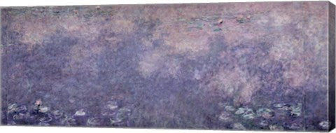 Waterlilies: Two Weeping Willows, centre right section, 1914-18 by Claude Monet