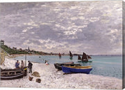 The Beach at Sainte-Adresse, 1867 by Claude Monet