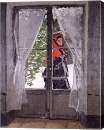 The Red Cape (Madame Monet) c.1870 by Claude Monet