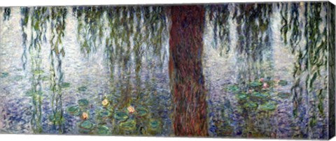 Waterlilies: Morning with Weeping Willows, detail of the left section, 1915-26 by Claude Monet