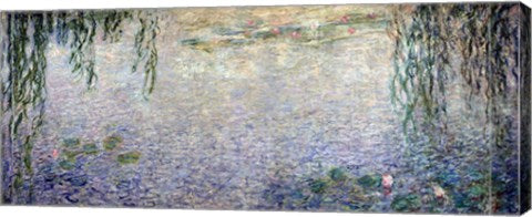 Waterlilies: Morning with Weeping Willows, detail of the central section, 1915-26 by Claude Monet