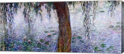 Waterlilies: Morning with Weeping Willows, detail of the right section, 1915-26 by Claude Monet