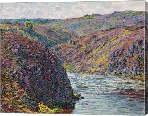 Ravines of the Creuse at the End of the Day, 1889 by Claude Monet