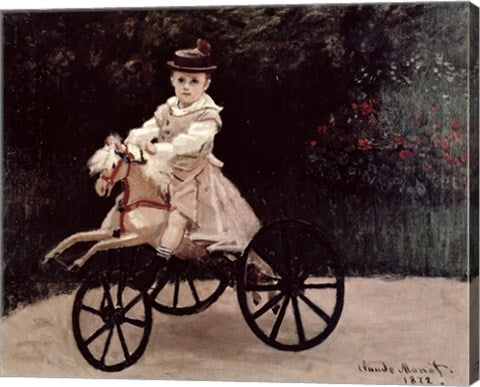 Jean Monet on his Hobby Horse, 1872 by Claude Monet