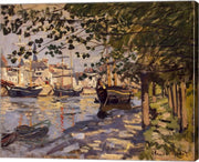 Seine at Rouen, 1872 by Claude Monet