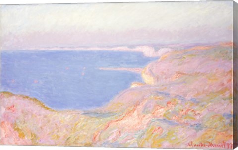 On the Cliffs near Dieppe, Sunset, 1897 by Claude Monet