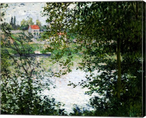 Ile de La Grande Jatte Through the Trees, 1878 by Claude Monet