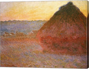 Haystacks, Pink and Blue Impressions, 1891 by Claude Monet