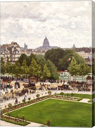 Garden of the Princess, Louvre, 1867 by Claude Monet