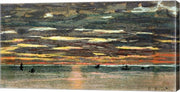 Sunset Over the Sea by Claude Monet