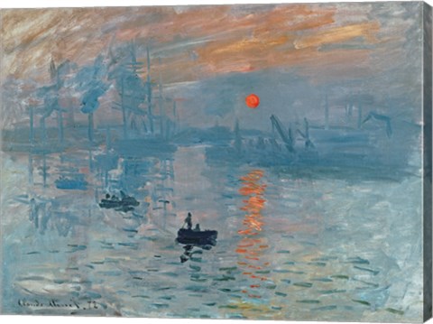 Impression: Sunrise, 1872 by Claude Monet