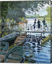 Bathers at La Grenouillere, 1869 detail by Claude Monet