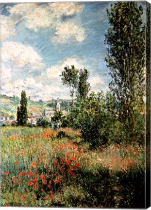 Path through the Poppies, Ile Saint-Martin, Vetheuil, 1880 by Claude Monet