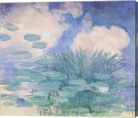Waterlilies, 1914-17 reflection by Claude Monet