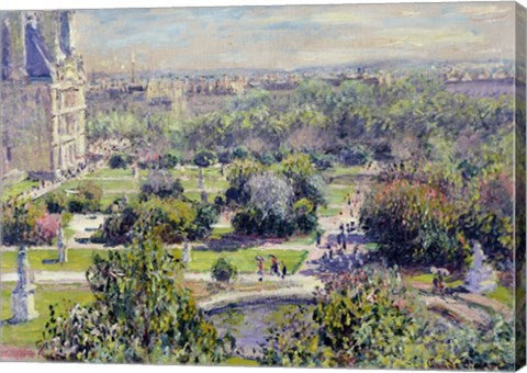 View of the Tuileries Gardens, Paris, 1876 by Claude Monet