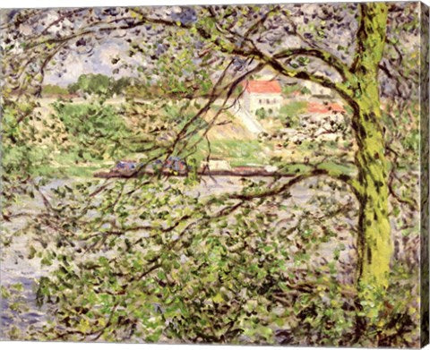 Through the Trees, 1878 by Claude Monet