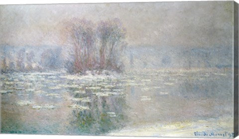 Ice at Bennecourt, 1898 by Claude Monet