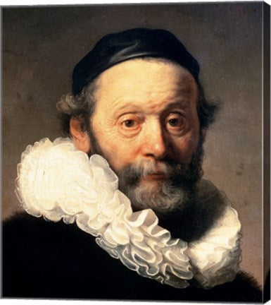 Portrait of Johannes Uyttenbogaert by Rembrandt van Rijn