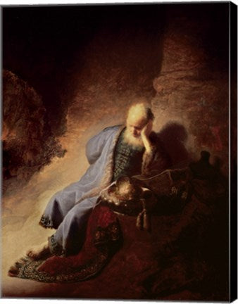 Jeremiah mourning over the Destruction of Jerusalem by Rembrandt van Rijn