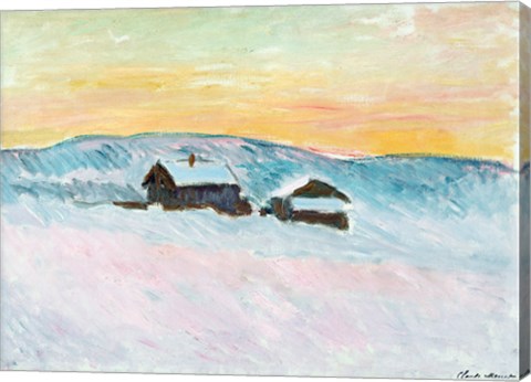 Norwegian Landscape, Blue Houses, 1895 by Claude Monet
