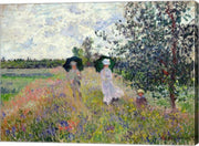Promenade near Argenteuil, 1873 by Claude Monet