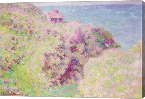 Customs house at Varengeville, 1897 by Claude Monet