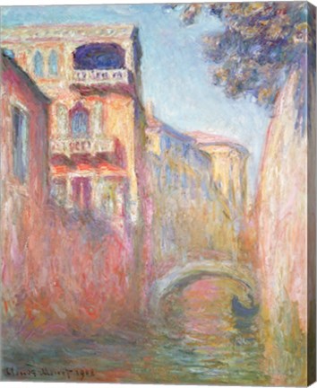 Venice - Rio de Santa Salute, 1908 by Claude Monet