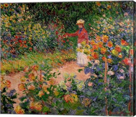 Garden at Giverny, 1895 by Claude Monet