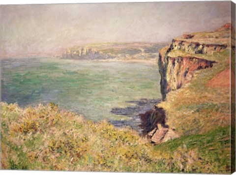 Cliff at Varengeville, 1882 by Claude Monet