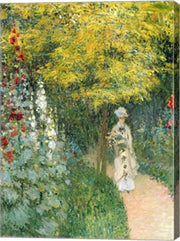 Rose Garden, 1876 by Claude Monet