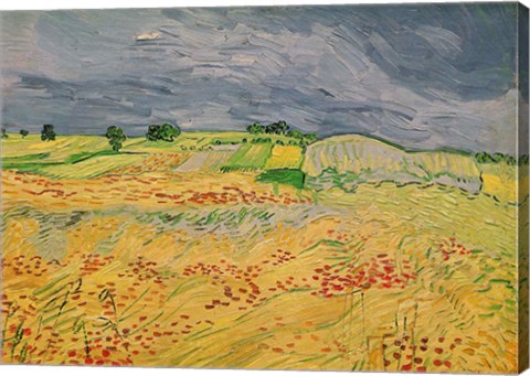 Plain at Auvers, 1890 by Vincent Van Gogh