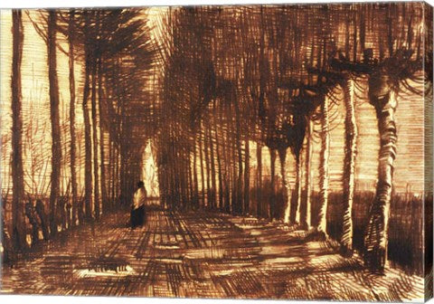 Figure on a Road, 1884 by Vincent Van Gogh
