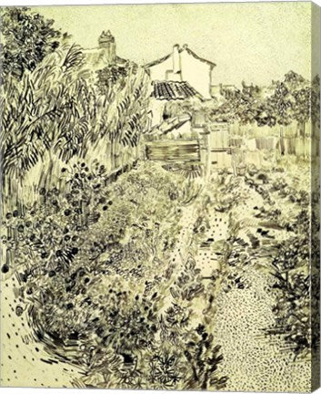 Garden of Flowers, 1888 by Vincent Van Gogh