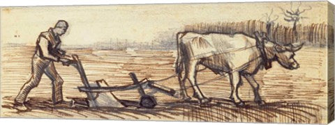At the Plough by Vincent Van Gogh