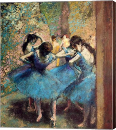 Dancers in Blue, 1890 by Edgar Degas