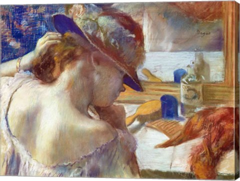 In Front of the Mirror, 1889 by Edgar Degas