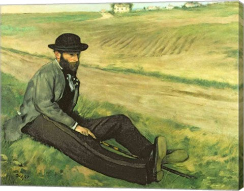 Eugene Manet by Edgar Degas