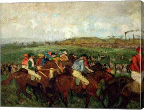 Gentlemen race. Before the Departure, 1862 by Edgar Degas