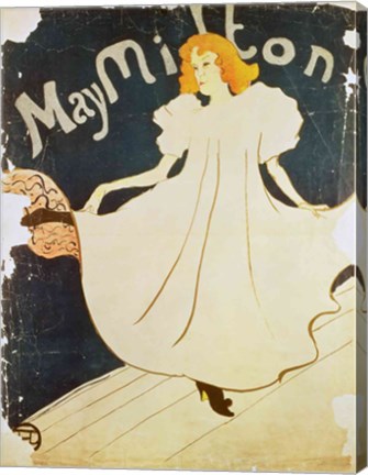 May Milton, France, 1895 by Henri de Toulouse-Lautrec