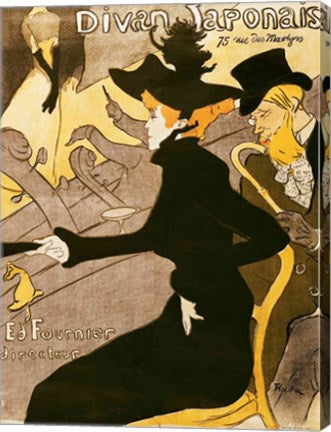 Poster advertising 'Le Divan Japonais', 1892 by Henri de Toulouse-Lautrec
