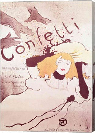Confetti, 1893 by Henri de Toulouse-Lautrec