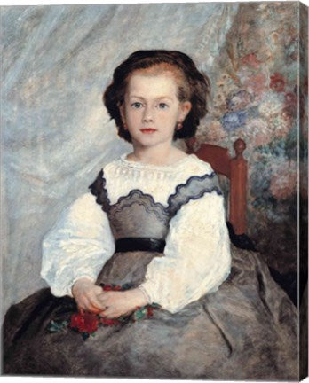 Portrait of Mademoiselle Romaine Lacaux, 1864 by Pierre-Auguste Renoir