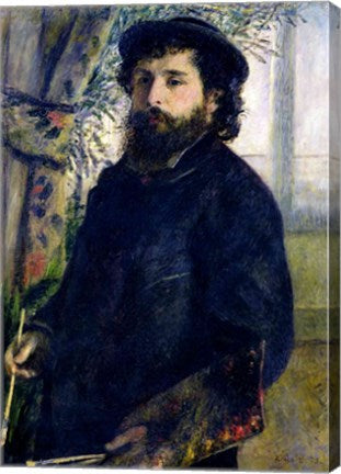Portrait of Claude Monet by Pierre-Auguste Renoir