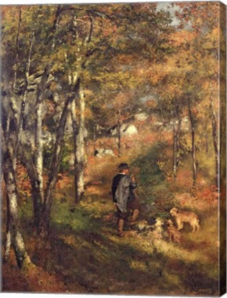 Jules Le Coeur in the Forest of Fontainebleau, 1866 by Pierre-Auguste Renoir