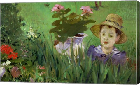 Child in the Flowers by Edouard Manet