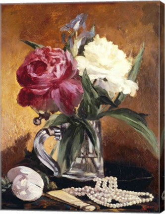 Peonies, 1862 by Edouard Manet