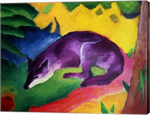 Blue Fox, 1911 by Franz Marc