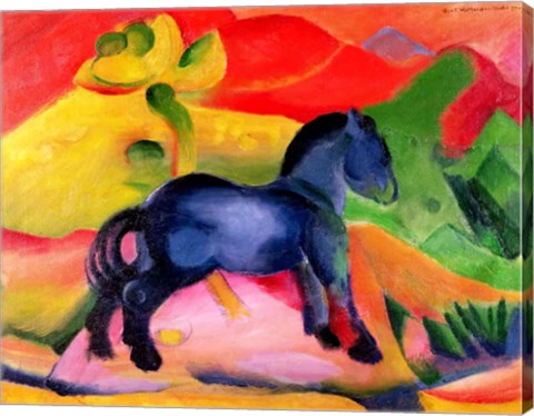 Little Blue Horse, 1912 by Franz Marc